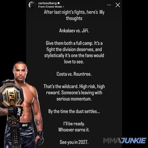 Image post by @mmajunkie on Instagram