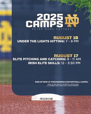 Image post by @NDsoftball on Twitter/X