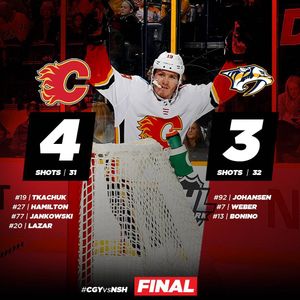Image post by @nhlflames on Instagram