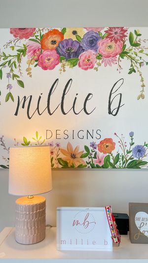 Video post by @milliebdesigns on Facebook