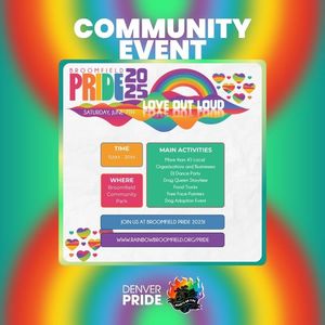 Image post by @DenverPrideFest on Facebook
