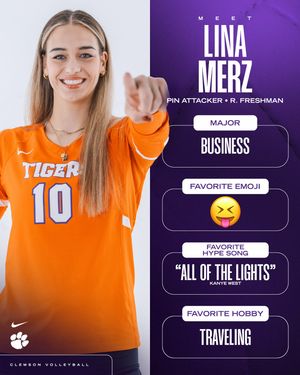 Image post by @clemsonvb on Instagram