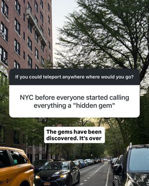 Image post by @overheardnewyork on Instagram