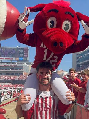Image post by @razorbackmascots on Instagram