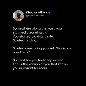 Image post by @directormilliex on Instagram