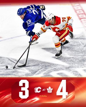 Image post by @NHLFlames on Twitter