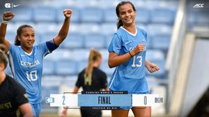 Image post by @uncwomenssoccer on Twitter