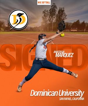 Image post by @West Valley College Softball on Facebook