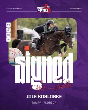 Image post by @tcuequestrian on Instagram