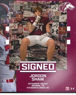 Image post by @SalukiFootball on Facebook