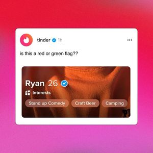 Image post by @tinder on Instagram