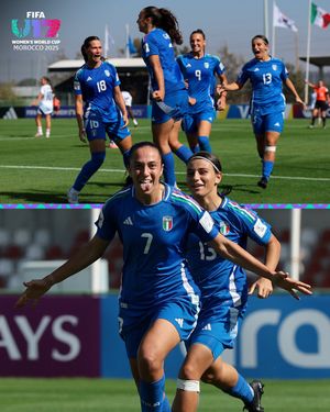Image post by @FIFAWWC on Twitter