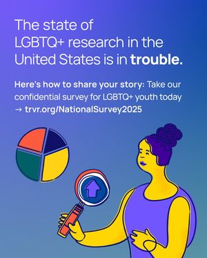 Image post by @trevorproject on Instagram