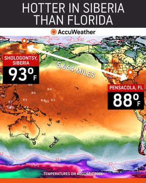 Image post by @accuweather on Twitter