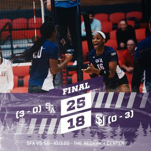 Image post by @sfa_volleyball on Instagram