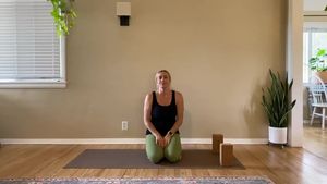 Video post by @LilaFlowYoga on Facebook
