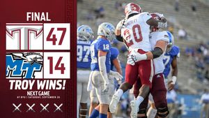 Image post by @TroyTrojansFB on Twitter