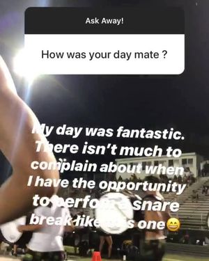 Image post by @marchingvlogs on Facebook
