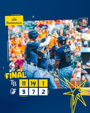 Image post by @raysbaseball on Instagram