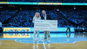 Image post by @GoHeels on Twitter