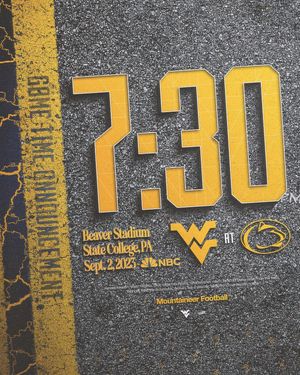 Image post by @wvufootball on Instagram