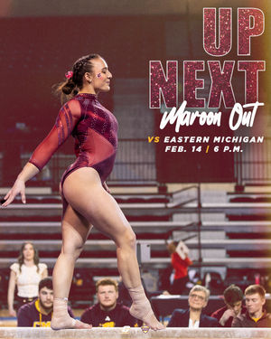 Image post by @cmugymnastics on Instagram