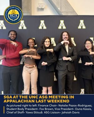 Image post by @uncg.sga on Instagram