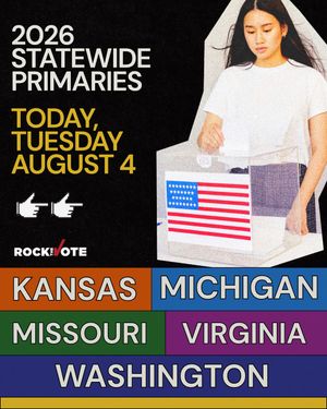 Image post by @rockthevote on Instagram