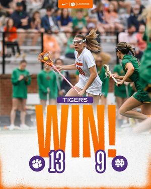 Image post by @clemsonwlax on Instagram