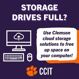 Image post by @clemsonIT on Facebook