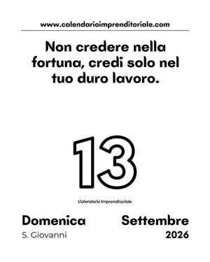 Image post by @calendarioimprenditoriale on Instagram