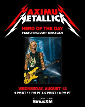 Image post by @metallica on Instagram