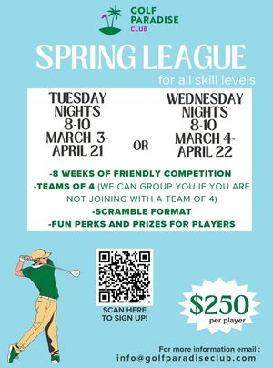 Image post by @golfparadiseclub on Instagram