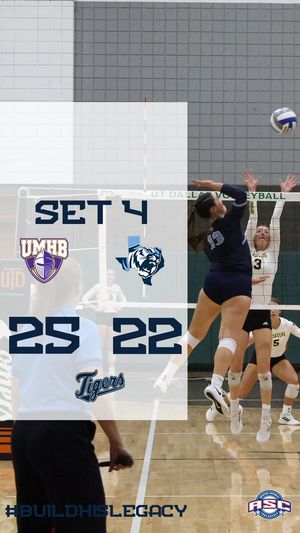 Image post by @ETBU_Volleyball on Twitter