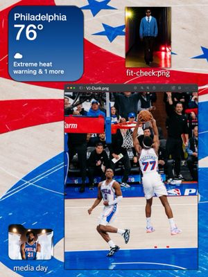 Image post by @sixers on Instagram