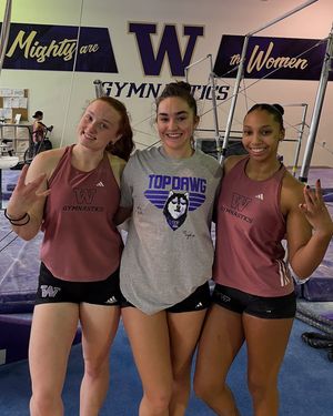 Image post by @uwgymnastics on Instagram