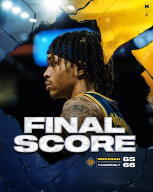Image post by @umichbball on Twitter