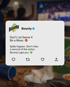 Image post by @bountypapertowels on Instagram