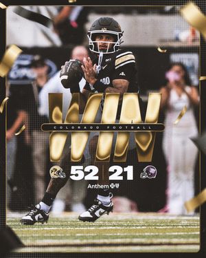 Image post by @CUBuffsFootball on Twitter