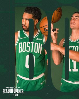 Image post by @celtics on Twitter/X