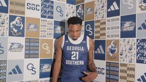 Video post by @GSAthletics_MBB on Twitter