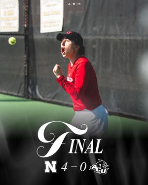 Image post by @huskerwtennis on Instagram