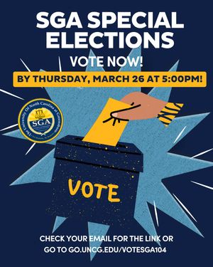 Image post by @uncg.sga on Instagram