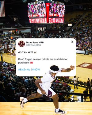 Image post by @txstatembb on Instagram