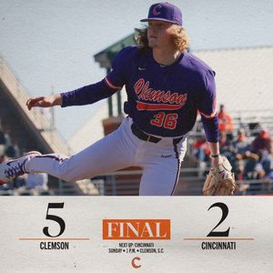 Image post by @clemsonbaseball on Instagram