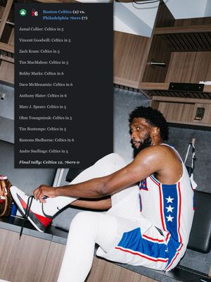 Image post by @sixers on Instagram