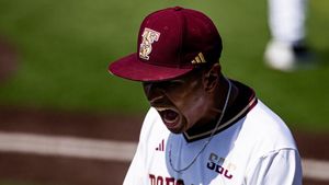 Image post by @texasstatebaseball on Instagram