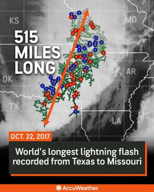 Image post by @accuweather on Twitter/X