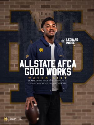 Image post by @ndfootball on Instagram