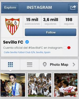 Image post by @sevillafc on Instagram